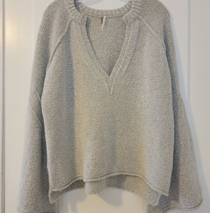 Free People "Lovely Lines" bell sleeve sweater